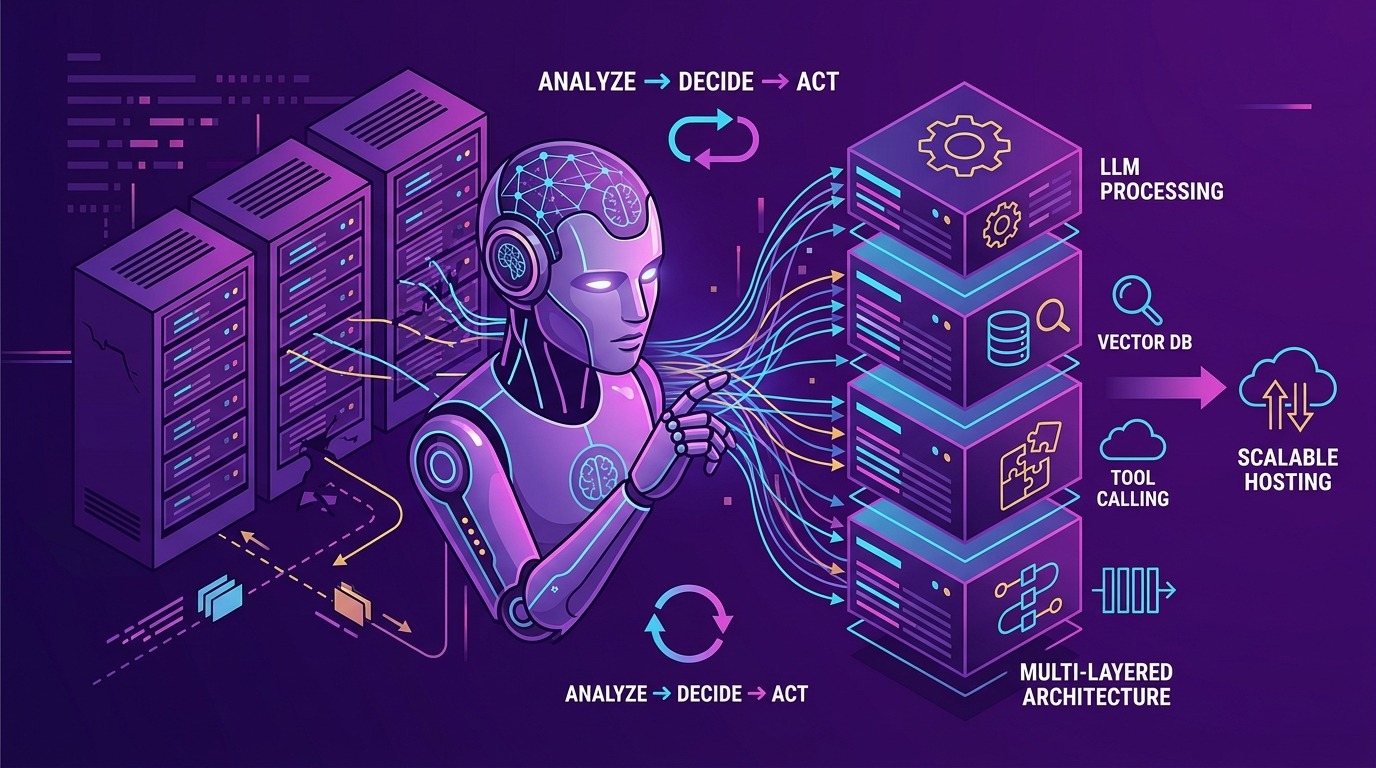 AI Agent ها چگونه زیرساخت وب را تغییر میدهند؟ از پردازش هوشمند تا انتخاب سرور