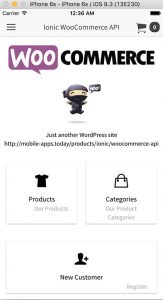 سورس اپلیکیشن اندروید و ios ووکامرس ، Ionic WooCommerce API ، سورس کد برنامه اندروید و ios برای فروشگاه ووکامرسی